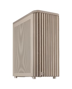 Boîtier PC Asus ProArt PA401 Wood Mesh - Bois, plastique, acier - Beige - 22,5 x 41,2 x 50,3 cm