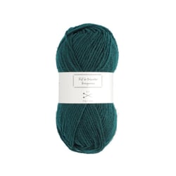Pelote de fil à tricoter - bleu canard - Fil de 85m - compatible avec aiguille 3,5mm