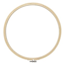 Cadre de broderie en bois Ø 25 cm