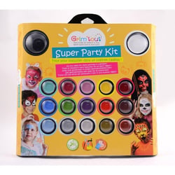 Grim'Tout - Coffret maquillage pour enfant Super Party Kit 17 couleurs