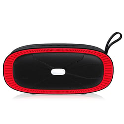 Enceinte Bluetooth Bicolore Avec Poignée Support TWS Fonctions Multiples Autonomie 5h Rouge YONIS