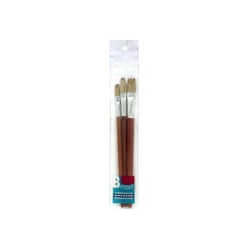 3 pinceaux plats n°5 n°10 n°14 pour raccords Nespoli