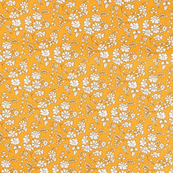 Tissu Fleuris Capel Moutarde