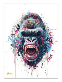 Affiche 50 x 70 cm -  Kong - Georges