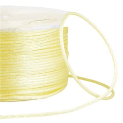 Bobine 100m queue de rat 2mm Jaune paille