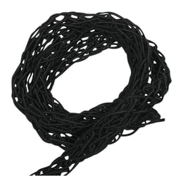 Rayher - Cordon tresse large Noir 1 m