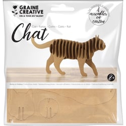 MAQUETTE CHAT CARTON 220x110x45 mm
