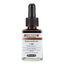 Encre acrylique - Extra-fine - Brun Brésil - 28 602 - Aéro Color Pro - Schmincke