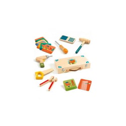 Jeu imitation Super Bricolo - Djeco - Jaune