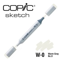 Copic - Marqueur à l'alcool Copic Sketch W0 Warm Gray No.0