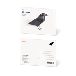 CARTE POSTALE CORBEAU