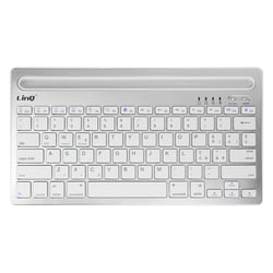 LinQ Clavier sans fil QWERTY , Compatible iOS / Android / Windows Blanc