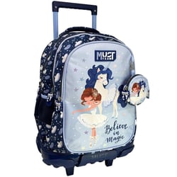 Sac à dos à roulettes Ballerine Licorne Must 45 CM Trolley