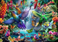 Puzzle 500 pièces - Tropical Hummingbirds - Bluebird Puzzle