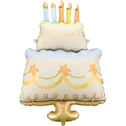 Ballon Géant Aluminium Hélium Gâteau - 75 cm