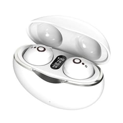 Ecouteurs Bluetooth Mini Sports Sans Fil Confortable Anti Bruit Waterproof Blanc YONIS
