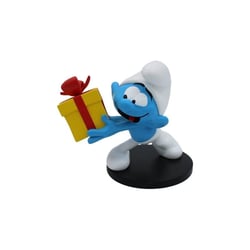 Les Schtroumpfs - Statue Schtroumpf Farceur avec Cadeau 10 cm - Puppy