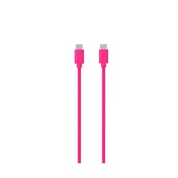 Jaym Câble USB-C vers USB-C 3A Charge et Synchronisation Collection POP 1,5m Rose