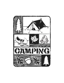 Die classeur d'embossage camping