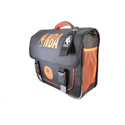 Cartable 38 cm – NBA – Noir/Orange – 2 compartiments