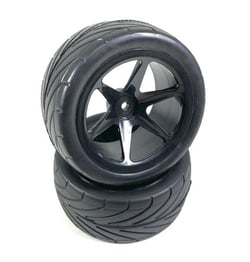 2 pneus et jantes à batons Arrière Buggy 1/10 - 2500019