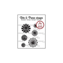 Tampons transparents CREALIES Bits & Pieces n°225 petites fleurs
