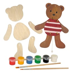 Ours pantin en bois a peindre -  - Egmont Toys