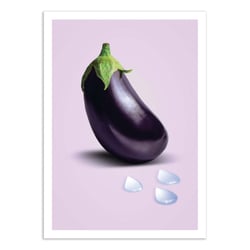 Affiche 30x40 cm - Juicy eggplant - Jonas Loose
