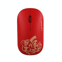 Souris Sans Fil Silencieuse Ergonomique Portable Rouge 2.4G Pour Bureau Et Maison YONIS