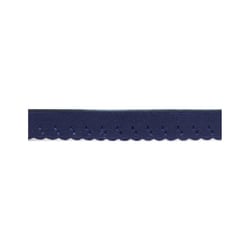 Bobine 25m élastique lingerie 11mm Bleu marine 11mm