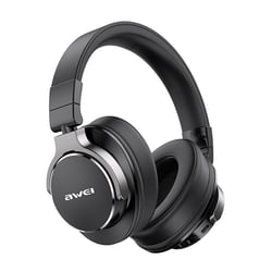 Casque Audio Sans Fil ANC Pliable Bluetooth 5.0 Autonomie 14h Chargement Rapide Noir YONIS