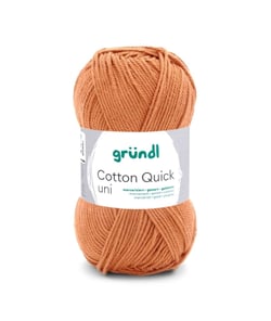 Fil à tricoter COTTON QUICK UNI - Gründl - PPSC - certifié Oeko-Tex 177 Marron