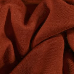 Tissu Molleton Sweat uni Brique