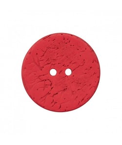 Carte de 1 bouton Coco 40mm Rouge - Union Knopf Rouge