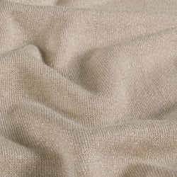 Tissu Maille Jersey épaisse Lurex Beige