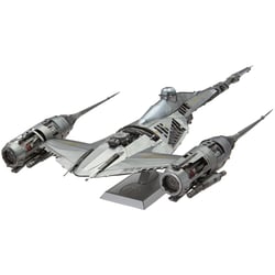 ICONX - Star Wars / Mandalorian's N-1 Starfighter - Maquette 3D en métal avec 2,5 feuilles multicolorées