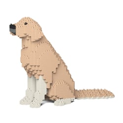 Chien Golden Retriever assis pattes sales beige Taille standard | JEKCA | 14 ans et +