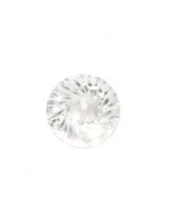 Carte de 6 boutons transparents 14mm - Distrifil Transparent