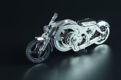 Chrome Rider - Maquette Métal  3D "Time for machine "