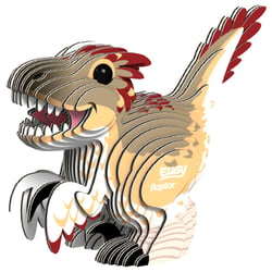 Eugy 3D Modèle: PRÉHISTOIRE  / RAPTOR 8,3x3,7x6,8cm, en carton, en boîte, 6+