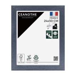 Cadre photo Karma gris bleuté 24x30 cm