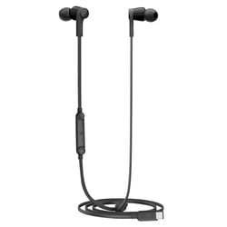 Belkin Écouteurs USB C Microphone Boutons Kit Mains Libres Silicone Plat 1.2m Noir