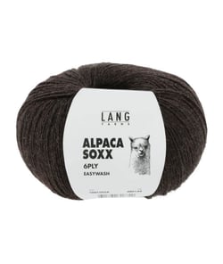 Pelote de laine Alpaca Soxx 6-PLY - 150GR - Lang Yarns 68 Marron