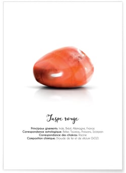 Affiche Jaspe rouge | A3 : 29,7x42cm