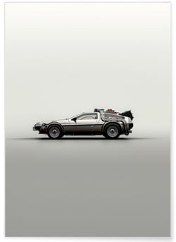 Affiche DeLorean - Un classique du cinéma | A3 : 29,7x42cm