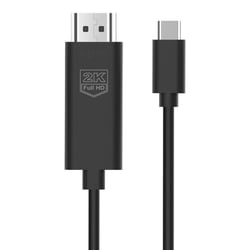 Câble HDTV USB-C Vers HDMI 2K 60Hz Longueur 1.8m ABS Résistant YONIS