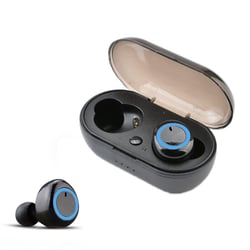 Ecouteurs Bluetooth Sans Fil Touch Haute Qualité Sonore 10m Distance Noir Bleu YONIS