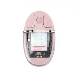 Souris Sans Fil 2.4G Bluetooth 5.0 LED Ergonomique Rechargeable Compacte Rose YONIS