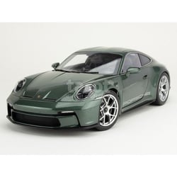 Voiture miniature de collection - NOREV - Porsche 911/992 S/T 2023 - Malachite Green Metal - 1/18 - Monté métal