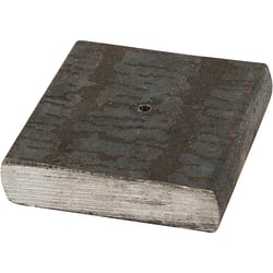 Socle en métal - 4 x 4 x 1 cm
